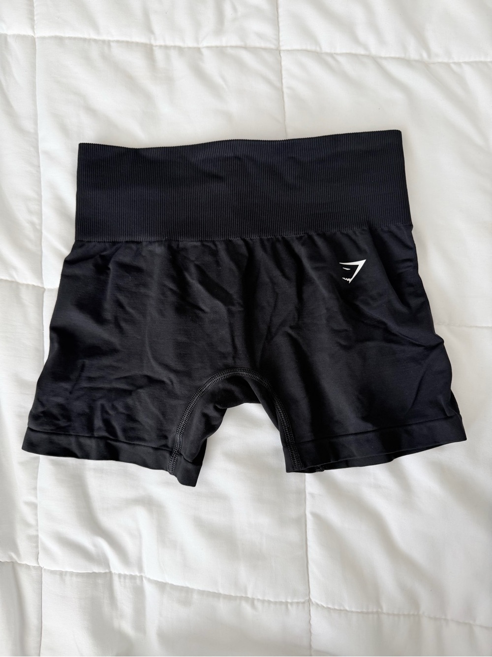 Gymshark Black High-Waist Seamless Bike Shorts | FREE SHIPPING